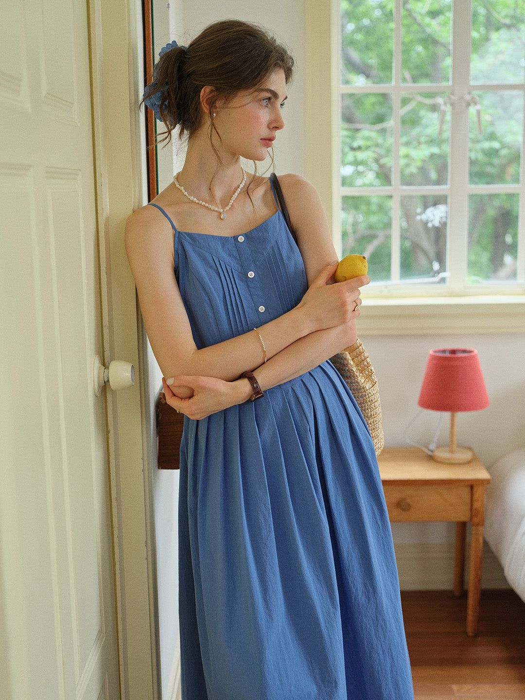 Bethany Loose Strap Braces Dress