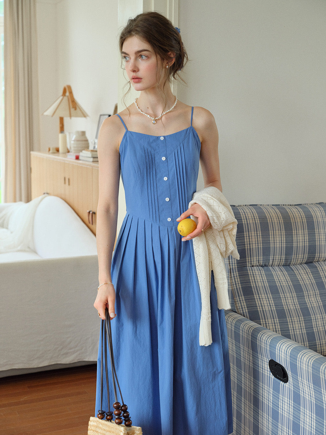 Bethany Loose Strap Braces Dress