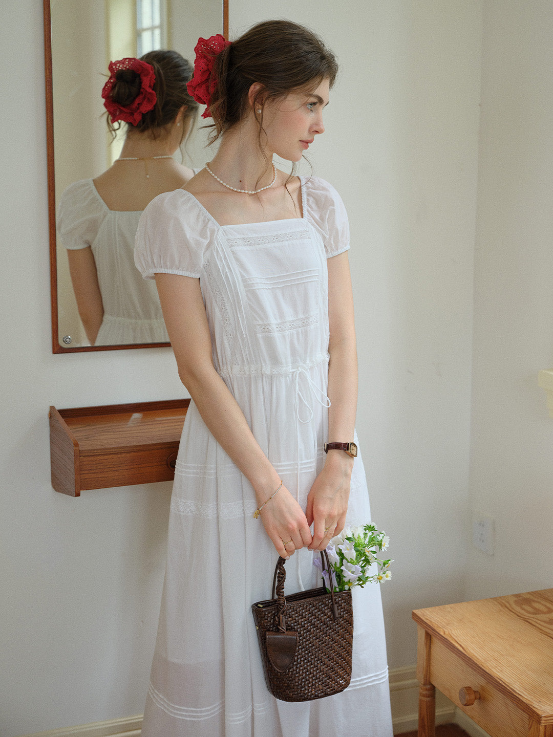 Coraline 100%Cotton French Dress