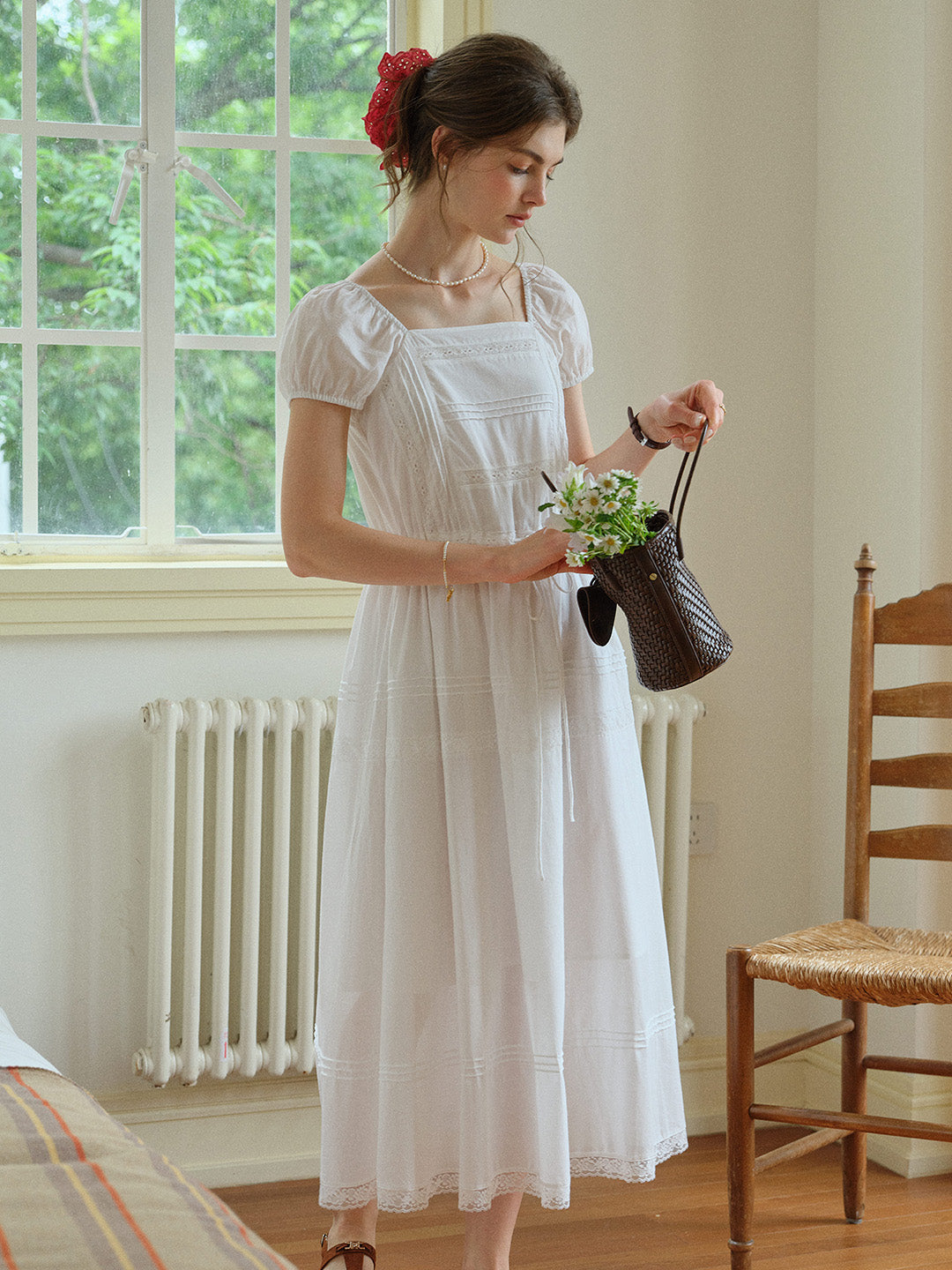 Coraline 100%Cotton French Dress