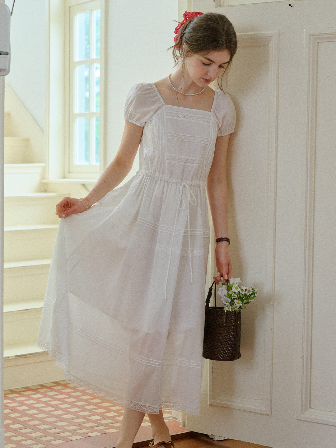 Coraline 100%Cotton French Dress