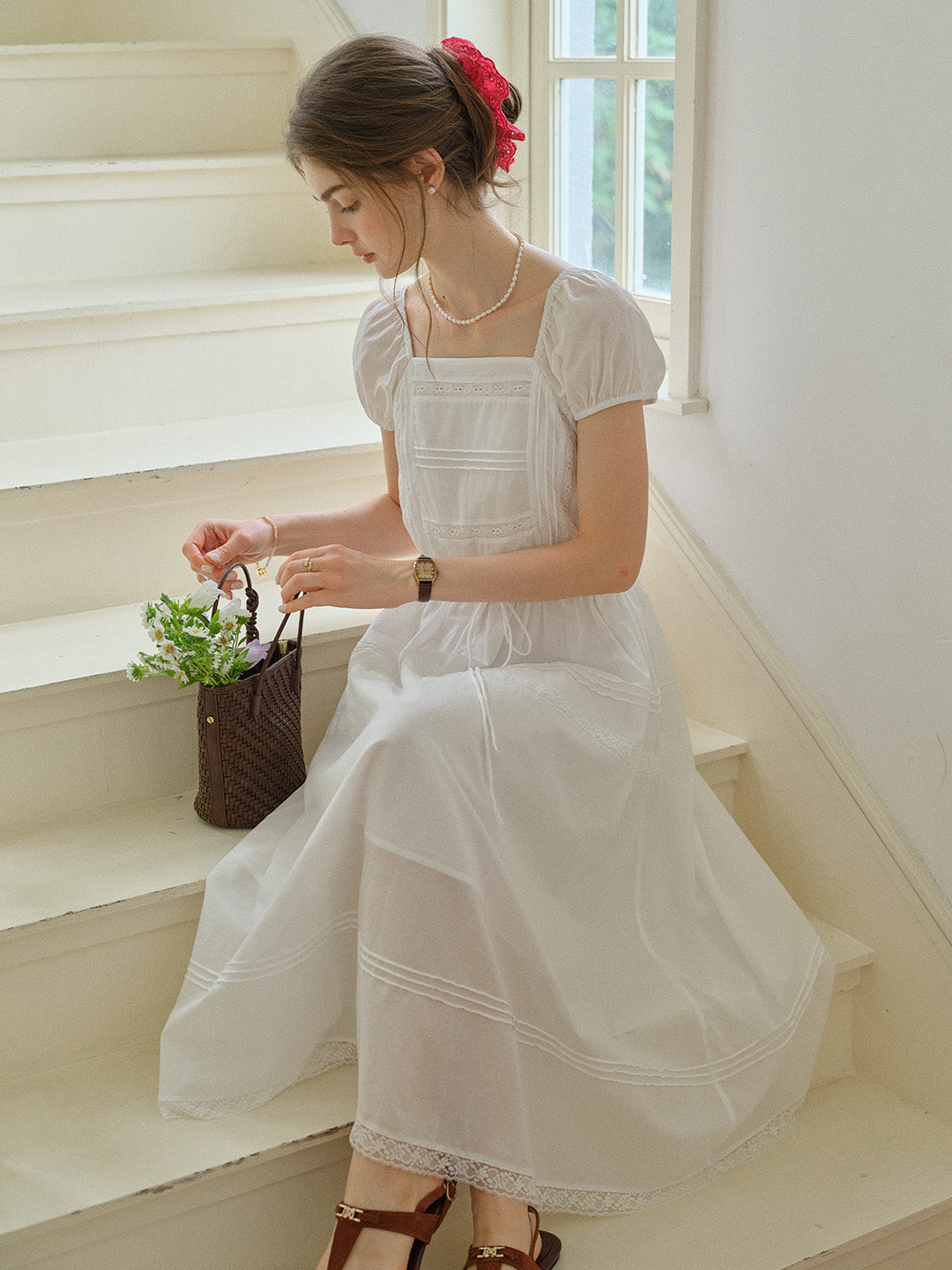 Coraline 100%Cotton French Dress