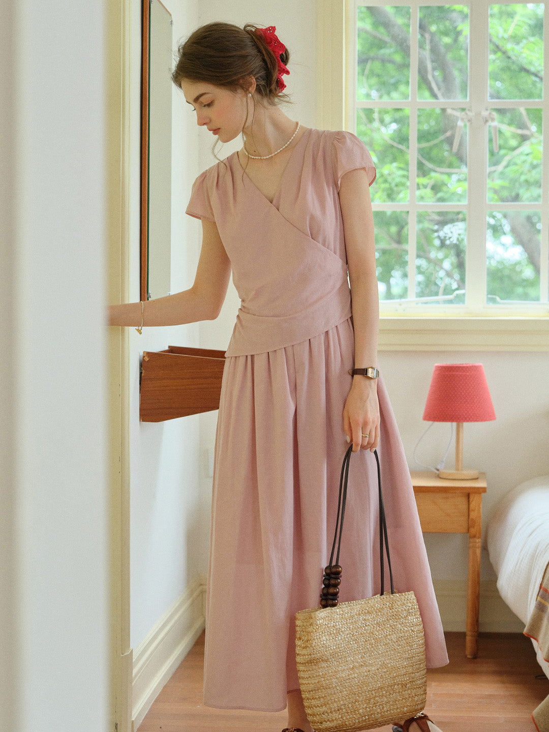 Jessamine V-Neck Loose Dress