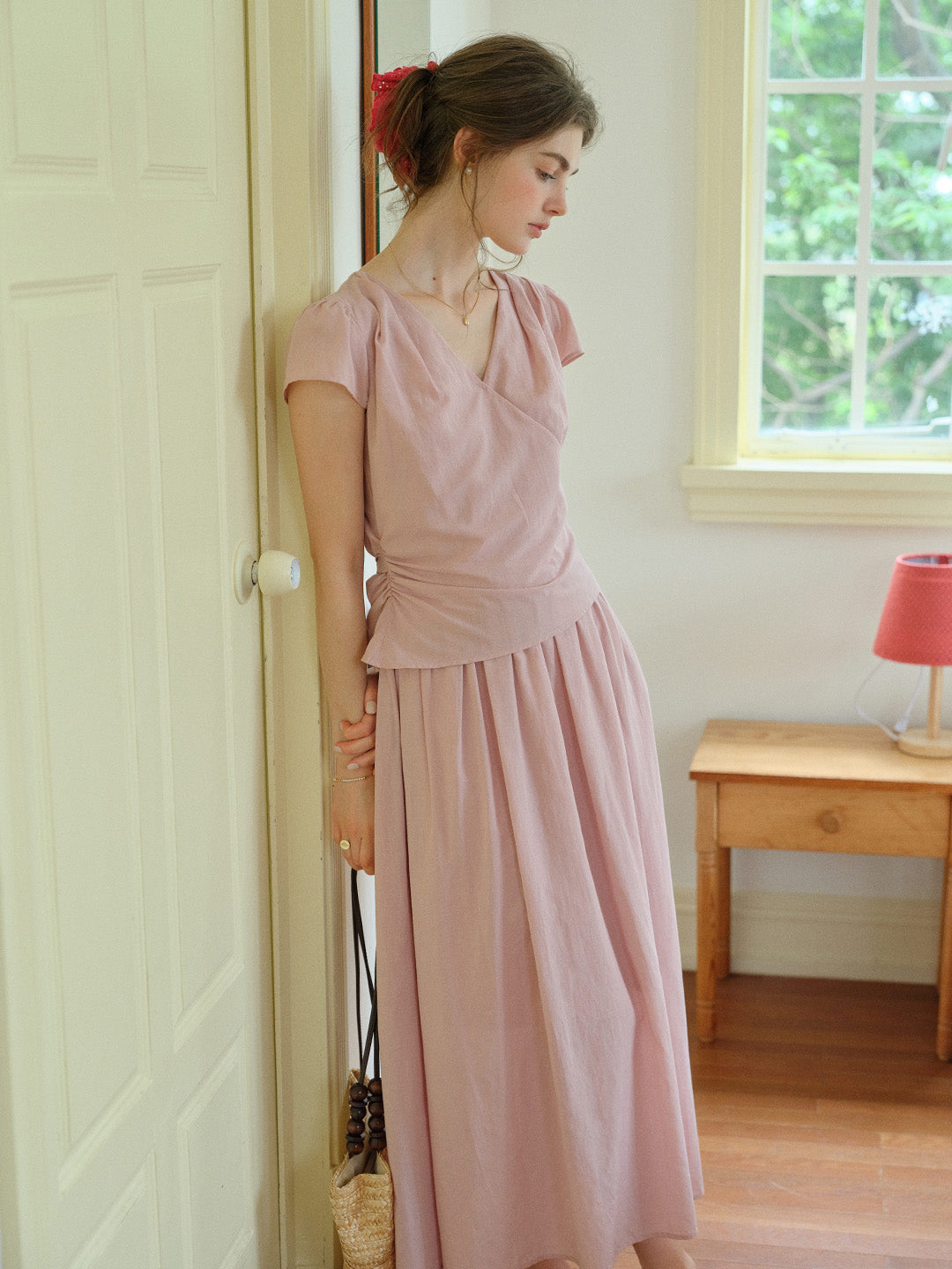 Jessamine V-Neck Loose Dress