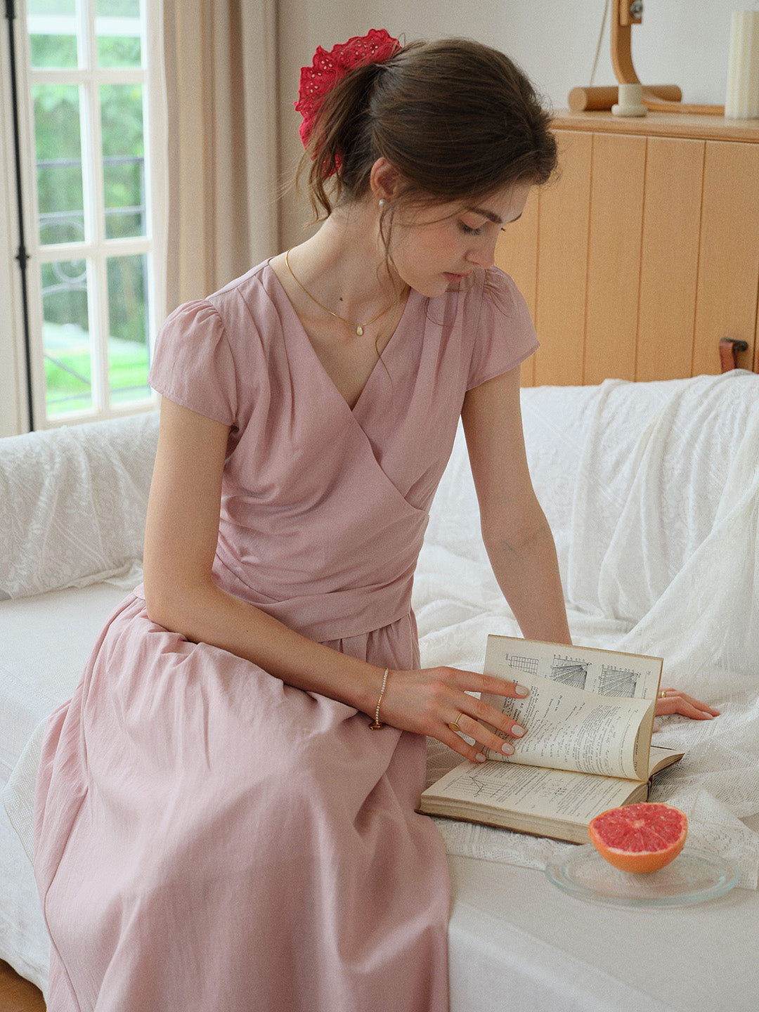 Jessamine V-Neck Loose Dress