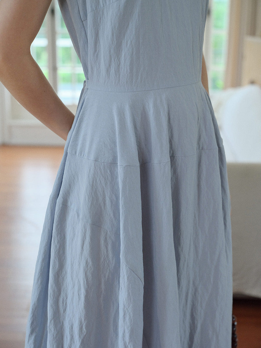 Maci Round Neck Simple Dress